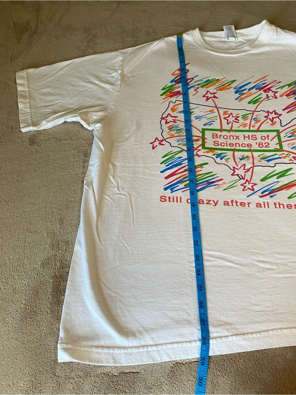 Bronx HS of Science ’62 Reunion GAP USA T Shirt XL Made In USA Alumni